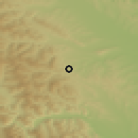 Shaded relief of the 51 km around Bălţăteşti, drawn from the GMTED2010 grid