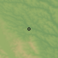 Shaded relief of the 51 km around Băluşeni, drawn from the GMTED2010 grid