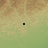 Shaded relief of the 51 km around Poiana Câmpina, drawn from the GMTED2010 grid
