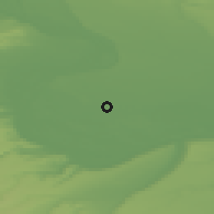 Shaded relief of the 52 km around Poiana Mare, drawn from the GMTED2010 grid