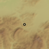 Shaded relief of the 51 km around Poiană Marului, drawn from the GMTED2010 grid