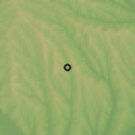 Shaded relief of the 51 km around Răchitoasa, drawn from the GMTED2010 grid