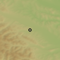Shaded relief of the 51 km around Râşca, drawn from the GMTED2010 grid