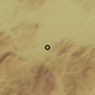 Shaded relief of the 51 km around Rasnov, drawn from the GMTED2010 grid