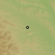 Shaded relief of the 51 km around Răuceşti, drawn from the GMTED2010 grid