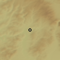 Shaded relief of the 51 km around Baraolt, drawn from the GMTED2010 grid