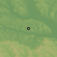 Shaded relief of the 51 km around Rediu, drawn from the GMTED2010 grid