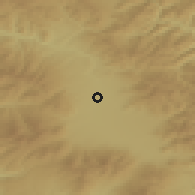 Shaded relief of the 51 km around Remetea, drawn from the GMTED2010 grid