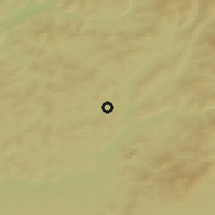 Shaded relief of the 51 km around Rupea, drawn from the GMTED2010 grid