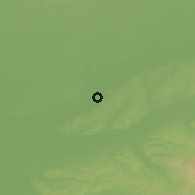 Shaded relief of the 51 km around Săcueni, drawn from the GMTED2010 grid