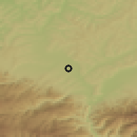 Shaded relief of the 51 km around Şelimbăr, drawn from the GMTED2010 grid