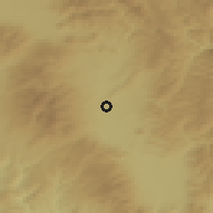 Shaded relief of the 51 km around Siculeni, drawn from the GMTED2010 grid