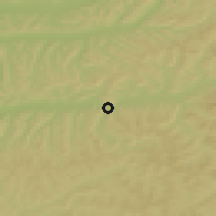 Shaded relief of the 51 km around Sighişoara, drawn from the GMTED2010 grid