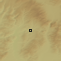 Shaded relief of the 51 km around Băţani, drawn from the GMTED2010 grid