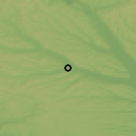 Shaded relief of the 52 km around Strehaia, drawn from the GMTED2010 grid