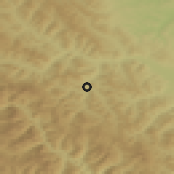 Shaded relief of the 51 km around Stulpicani, drawn from the GMTED2010 grid