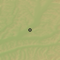 Shaded relief of the 51 km around Târgu-Mureş, drawn from the GMTED2010 grid