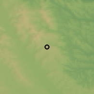 Shaded relief of the 51 km around Todireşti, drawn from the GMTED2010 grid