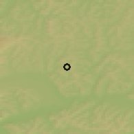 Shaded relief of the 51 km around Tritenii de Jos, drawn from the GMTED2010 grid