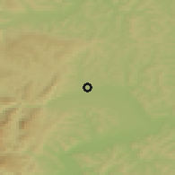 Shaded relief of the 51 km around Turda, drawn from the GMTED2010 grid
