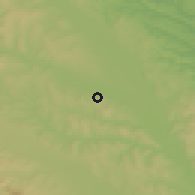 Shaded relief of the 51 km around Udeşti, drawn from the GMTED2010 grid