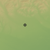 Shaded relief of the 52 km around Văcăreşti, drawn from the GMTED2010 grid
