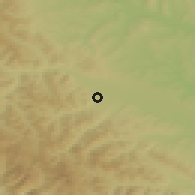 Shaded relief of the 51 km around Valea Moldovei, drawn from the GMTED2010 grid