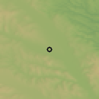 Shaded relief of the 51 km around Vereşti, drawn from the GMTED2010 grid