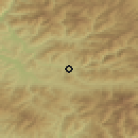 Shaded relief of the 50 km around Vişeu de Sus, drawn from the GMTED2010 grid