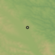Shaded relief of the 50 km around Vlădeni, drawn from the GMTED2010 grid