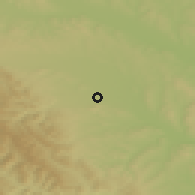 Shaded relief of the 50 km around Volovăţ, drawn from the GMTED2010 grid