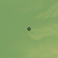Shaded relief of the 51 km around Biharia, drawn from the GMTED2010 grid