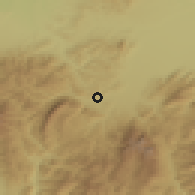 Shaded relief of the 51 km around Zărneşti, drawn from the GMTED2010 grid
