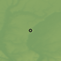 Shaded relief of the 49 km around Bobrov, drawn from the GMTED2010 grid