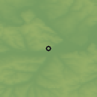 Shaded relief of the 50 km around Boguchar, drawn from the GMTED2010 grid