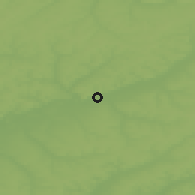 Shaded relief of the 49 km around Borisovka, drawn from the GMTED2010 grid