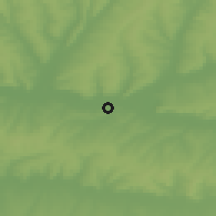Shaded relief of the 48 km around Buguruslan, drawn from the GMTED2010 grid