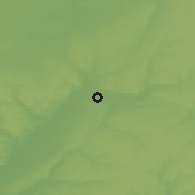 Shaded relief of the 49 km around Buturlinovka, drawn from the GMTED2010 grid