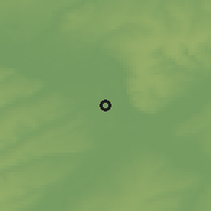 Shaded relief of the 48 km around Buzuluk, drawn from the GMTED2010 grid