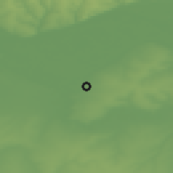 Shaded relief of the 48 km around Chapaevsk, drawn from the GMTED2010 grid