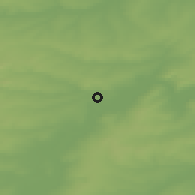Shaded relief of the 48 km around Chishmy, drawn from the GMTED2010 grid