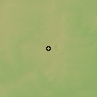 Shaded relief of the 49 km around Gay, drawn from the GMTED2010 grid