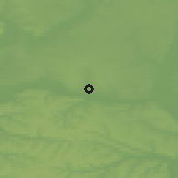 Shaded relief of the 49 km around Georgiu-Dezh, drawn from the GMTED2010 grid