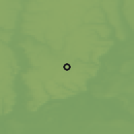 Shaded relief of the 49 km around Gribanovskiy, drawn from the GMTED2010 grid