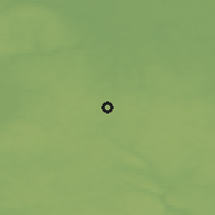 Shaded relief of the 46 km around Gryazovets, drawn from the GMTED2010 grid