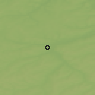 Shaded relief of the 46 km around Igra, drawn from the GMTED2010 grid