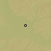 Shaded relief of the 49 km around Angarsk, drawn from the GMTED2010 grid