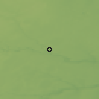 Shaded relief of the 47 km around Kamensk-Uralskiy, drawn from the GMTED2010 grid