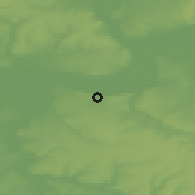 Shaded relief of the 47 km around Kamskiye Polyany, drawn from the GMTED2010 grid