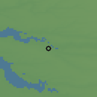Shaded relief of the 51 km around Kanevskaya, drawn from the GMTED2010 grid